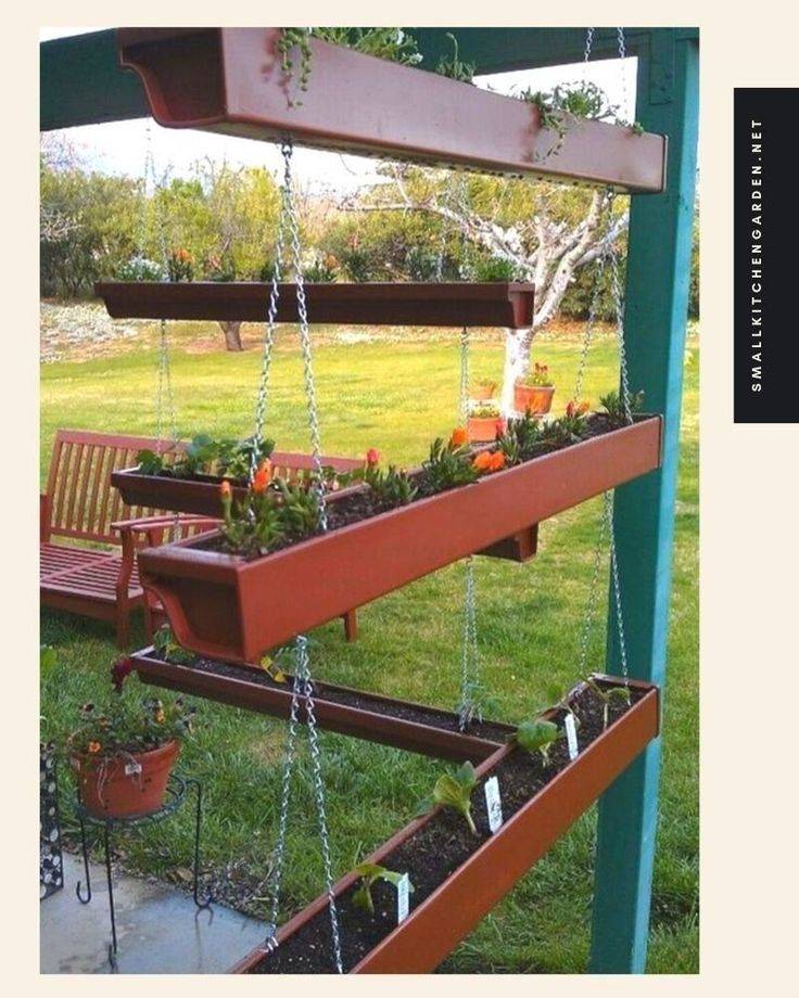 Rain Gutter Garden Ideas