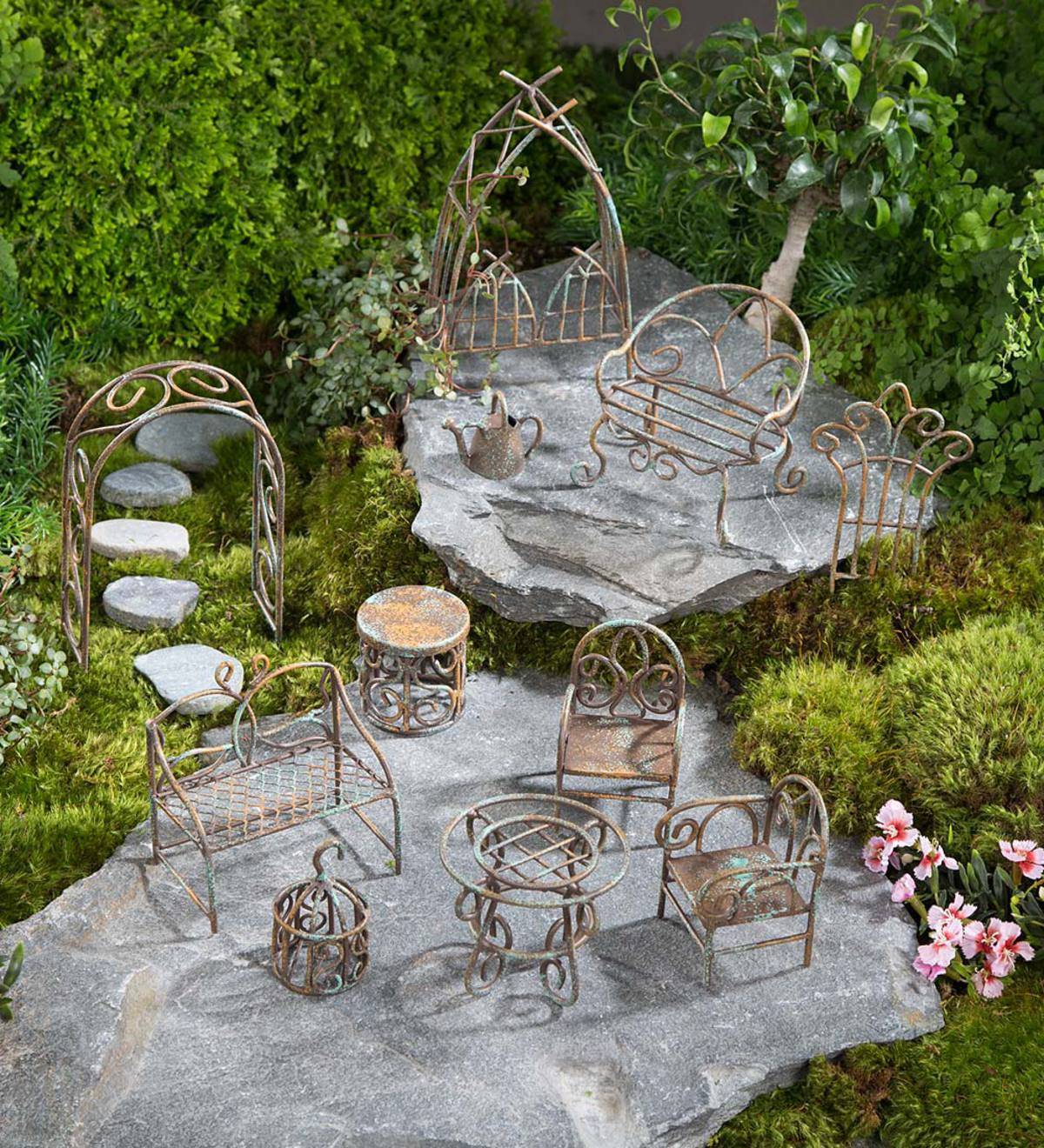 Dollhouse Miniature Furniture Fairy Garden Table
