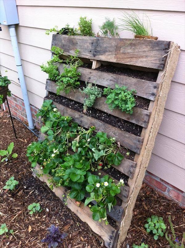 Diy Easy Vertical Pallet Planters Ideas Comedecor Vertical