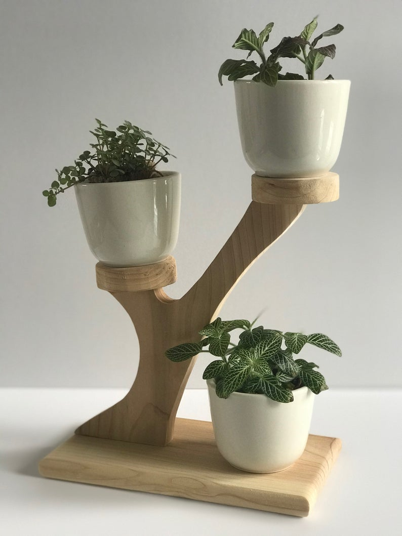 Le Petit Jardin Wooden Shelf Indooroutdoor Plant