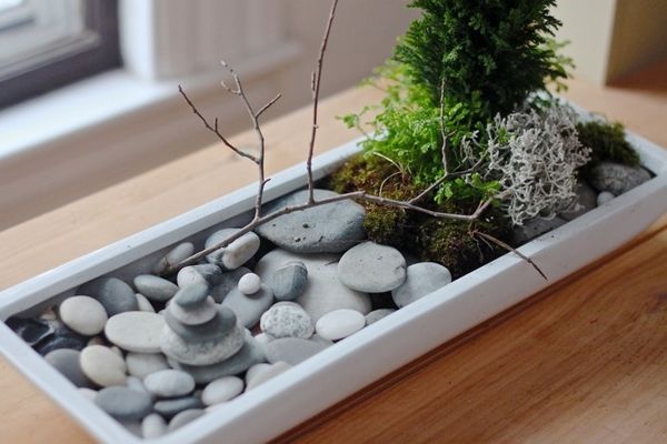 Zen Wood Sculpture Tower Miniature Statue Zen Garden