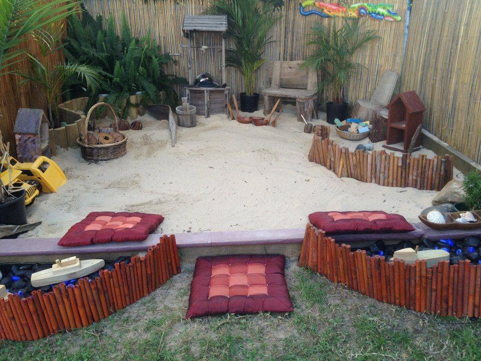 Gravel And Stone Fire Pit Patio