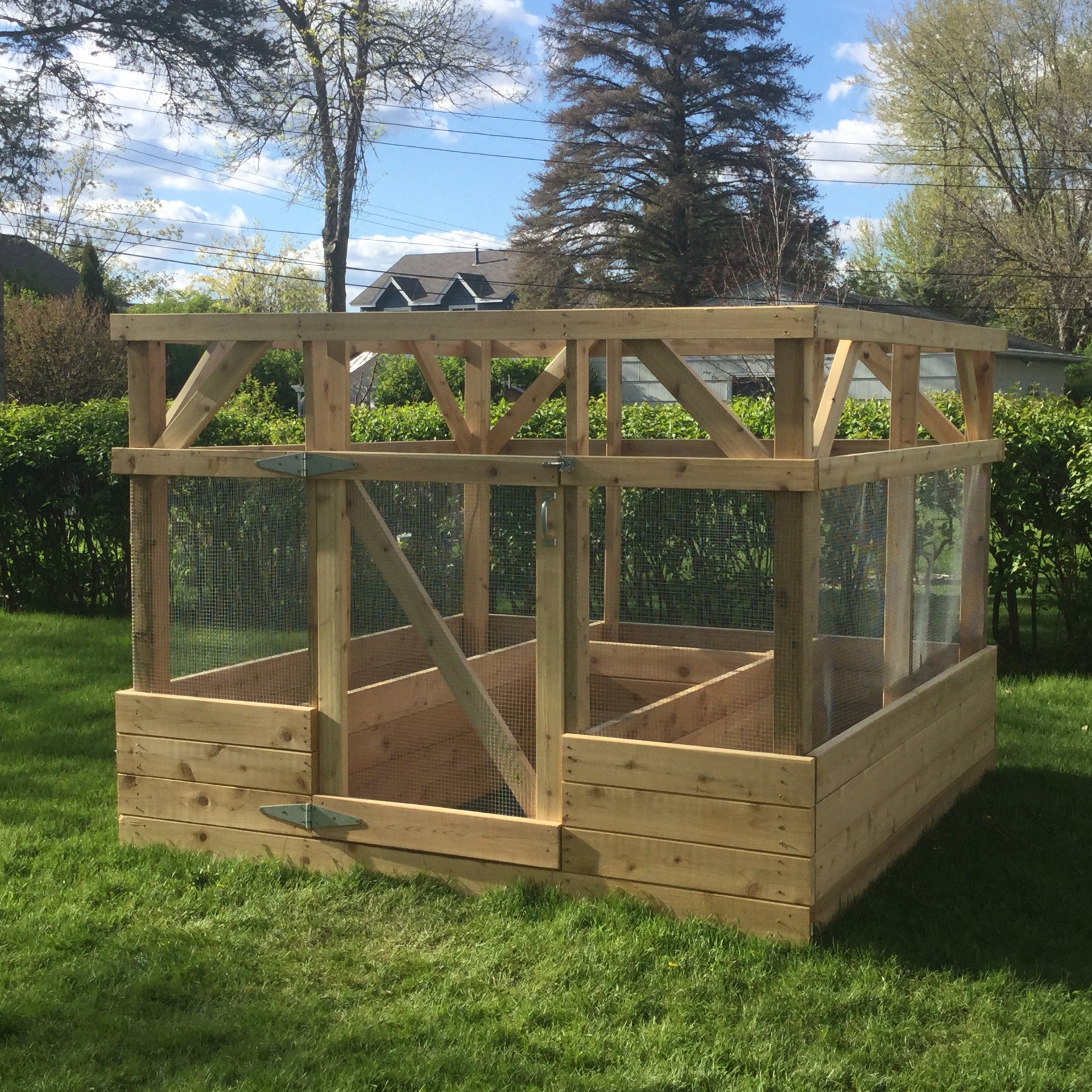 Enclosed Raised Garden Garden Enclosure Ideas