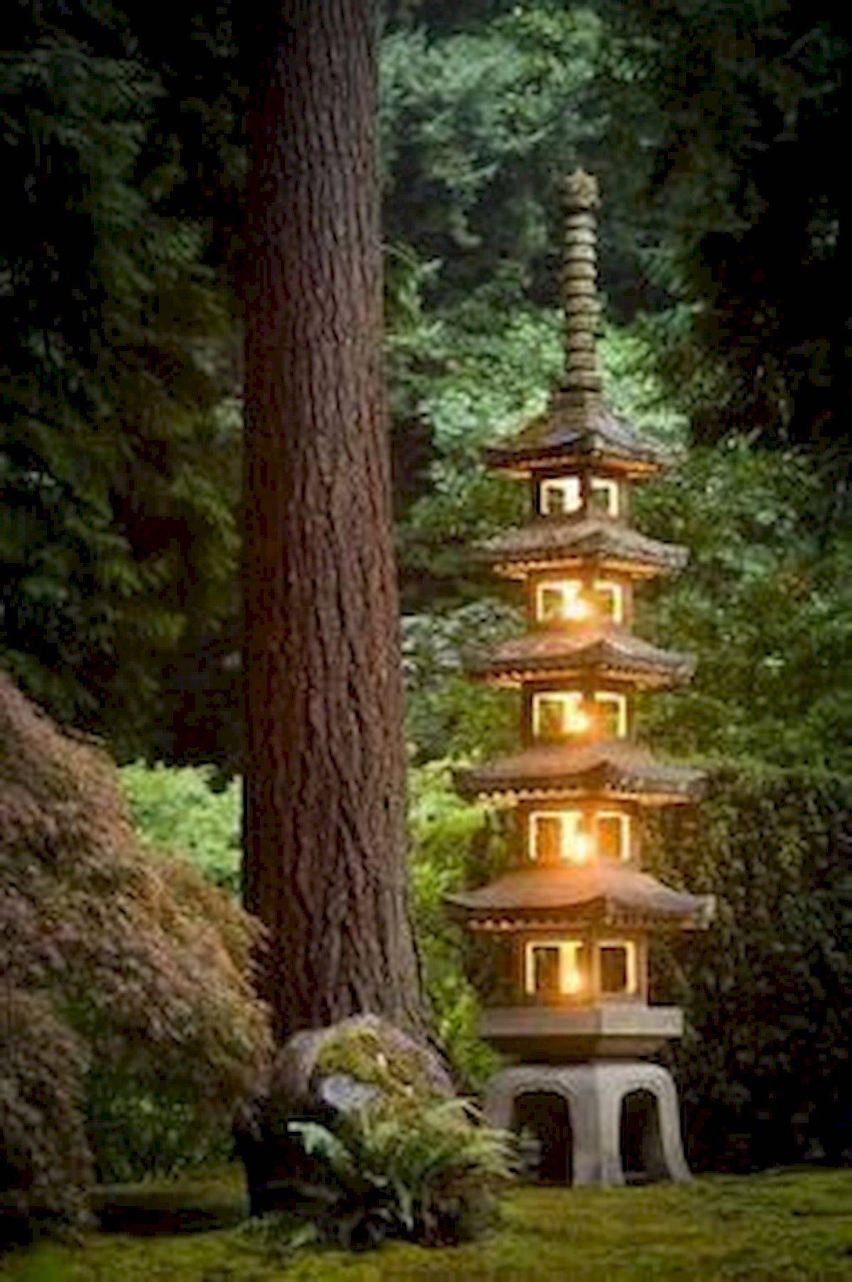 Japanese Garden Lanterns Stone