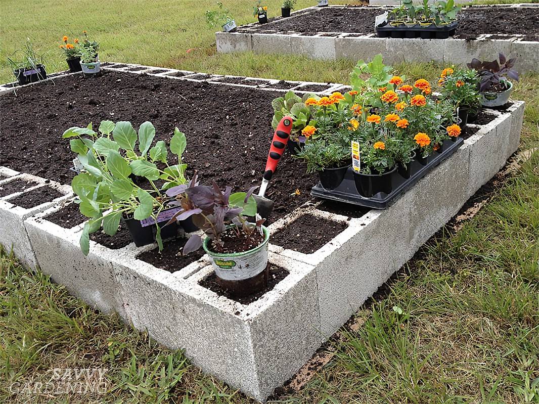 Cinder Block Landscaping