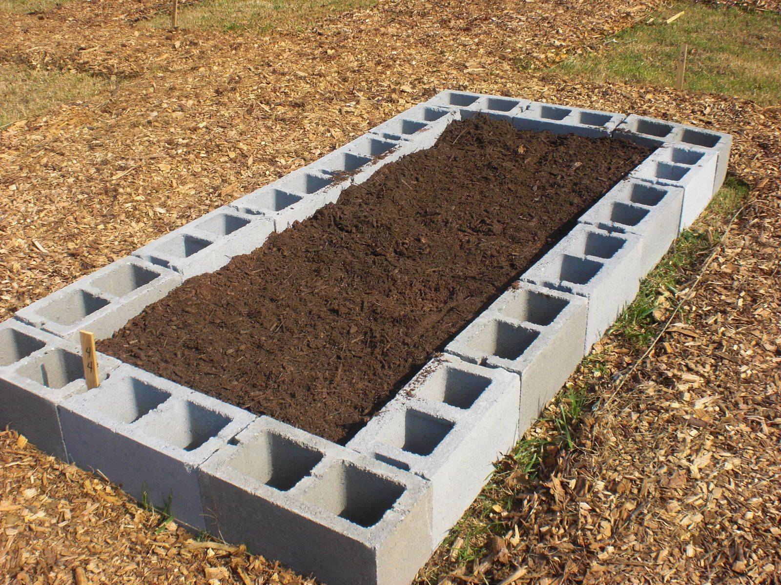 Diy Cinder Block Raised Garden Bed