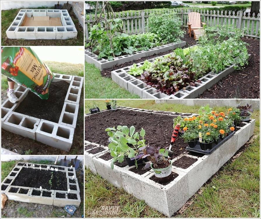 Raised Bed Gardening And Garden Update Cinder Block Garden