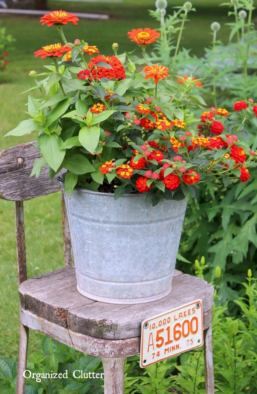 Rustic Freestanding Container Spectacular Container Gardening Ideas