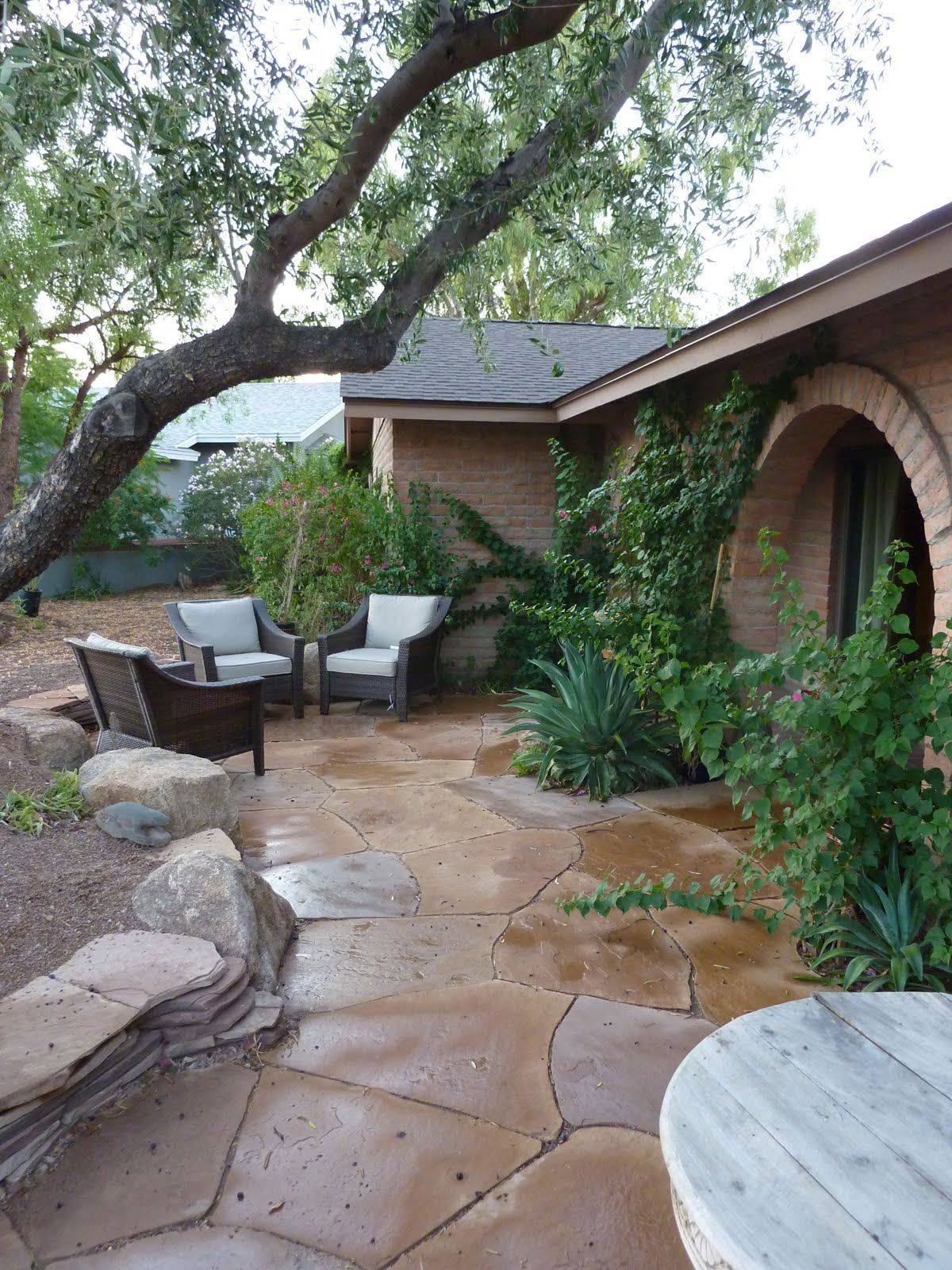 Flagstone Garden Wall Flagstone Garden