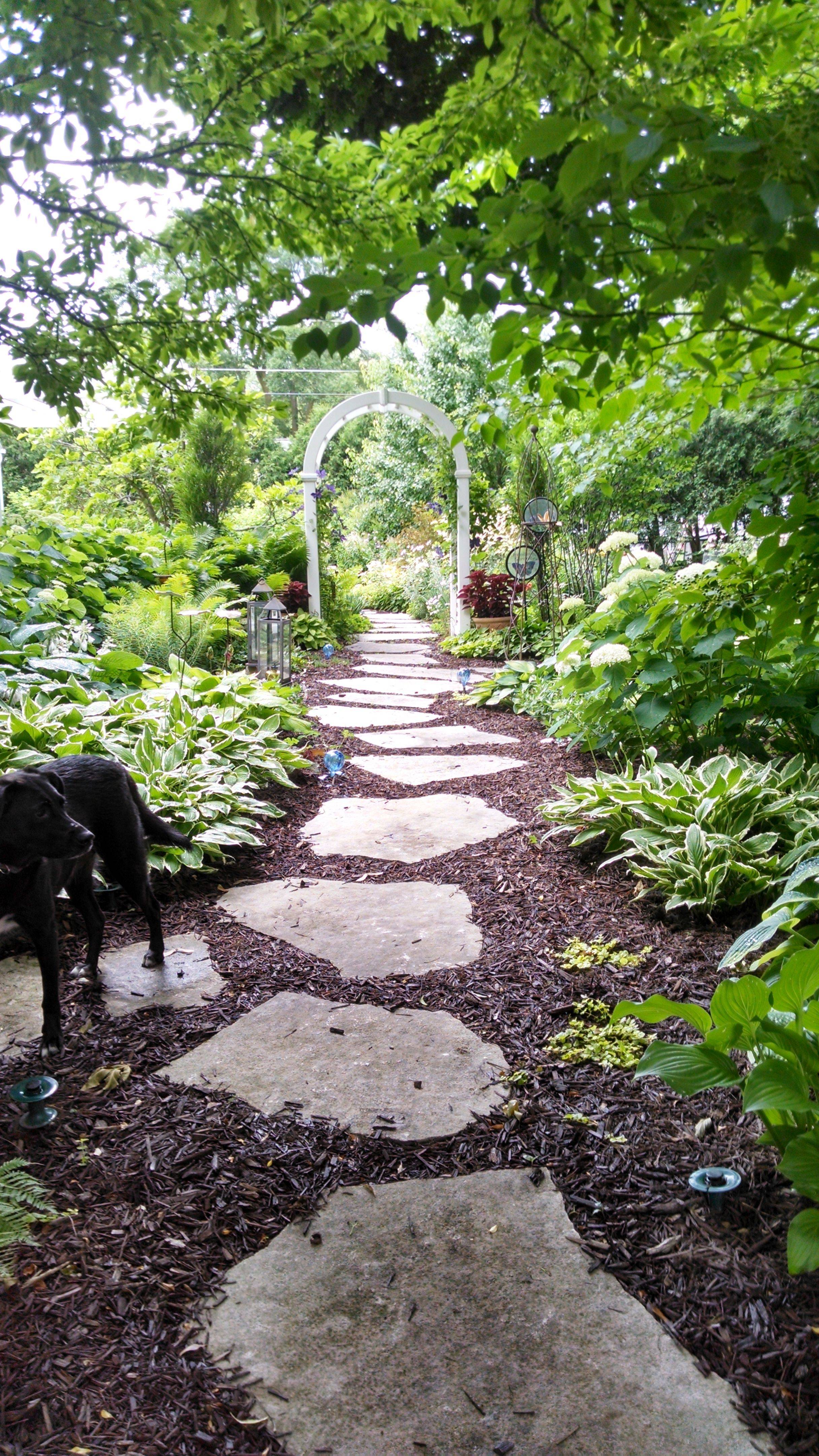 Flagstone Walkway Landscape Patio Brilliant Ideas