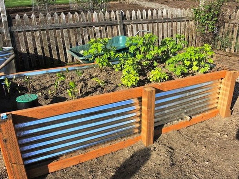 Corrugated Metal Planter Box