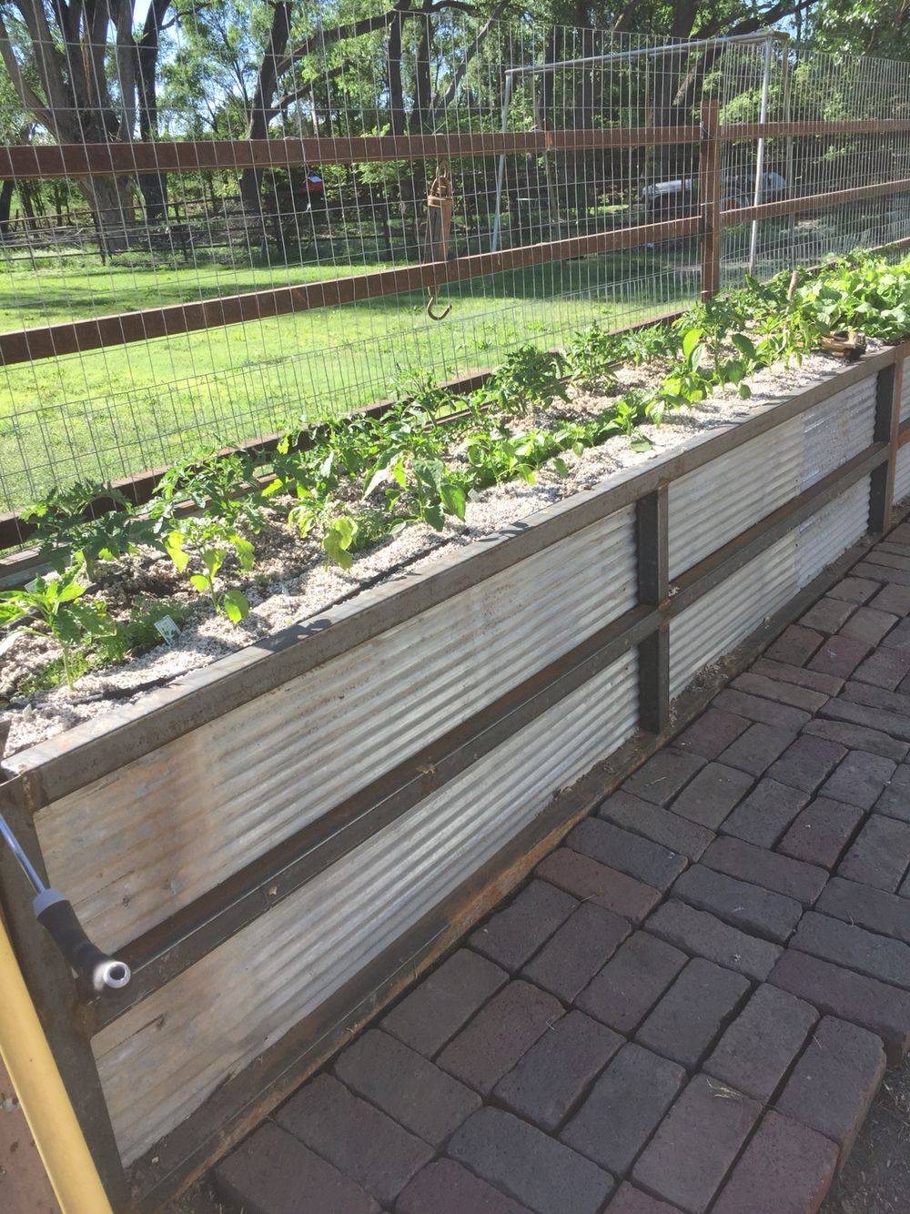 Belham Living Emery Corrugated Metal Raised Garden Bed