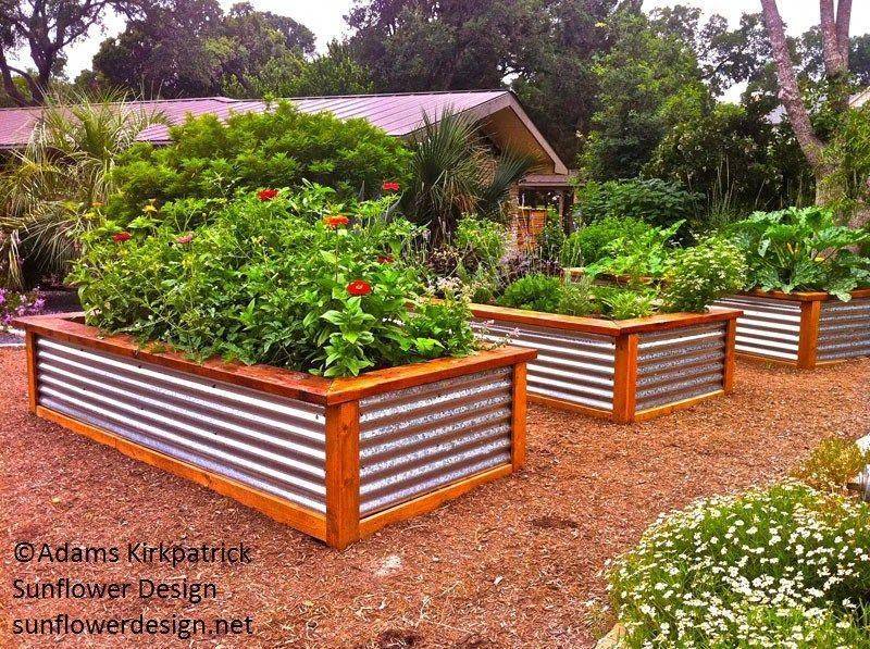 Your Own Corrugated Metal Raised Bed