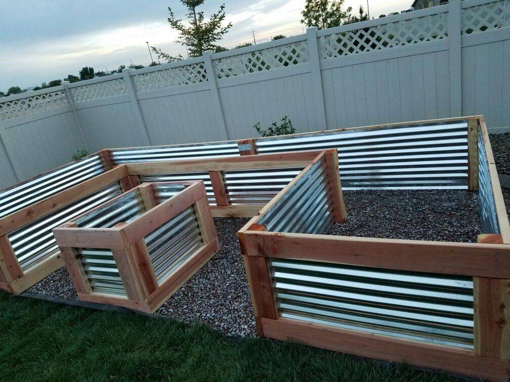 Diy Roofing Sheet Metal Raised Garden Bed