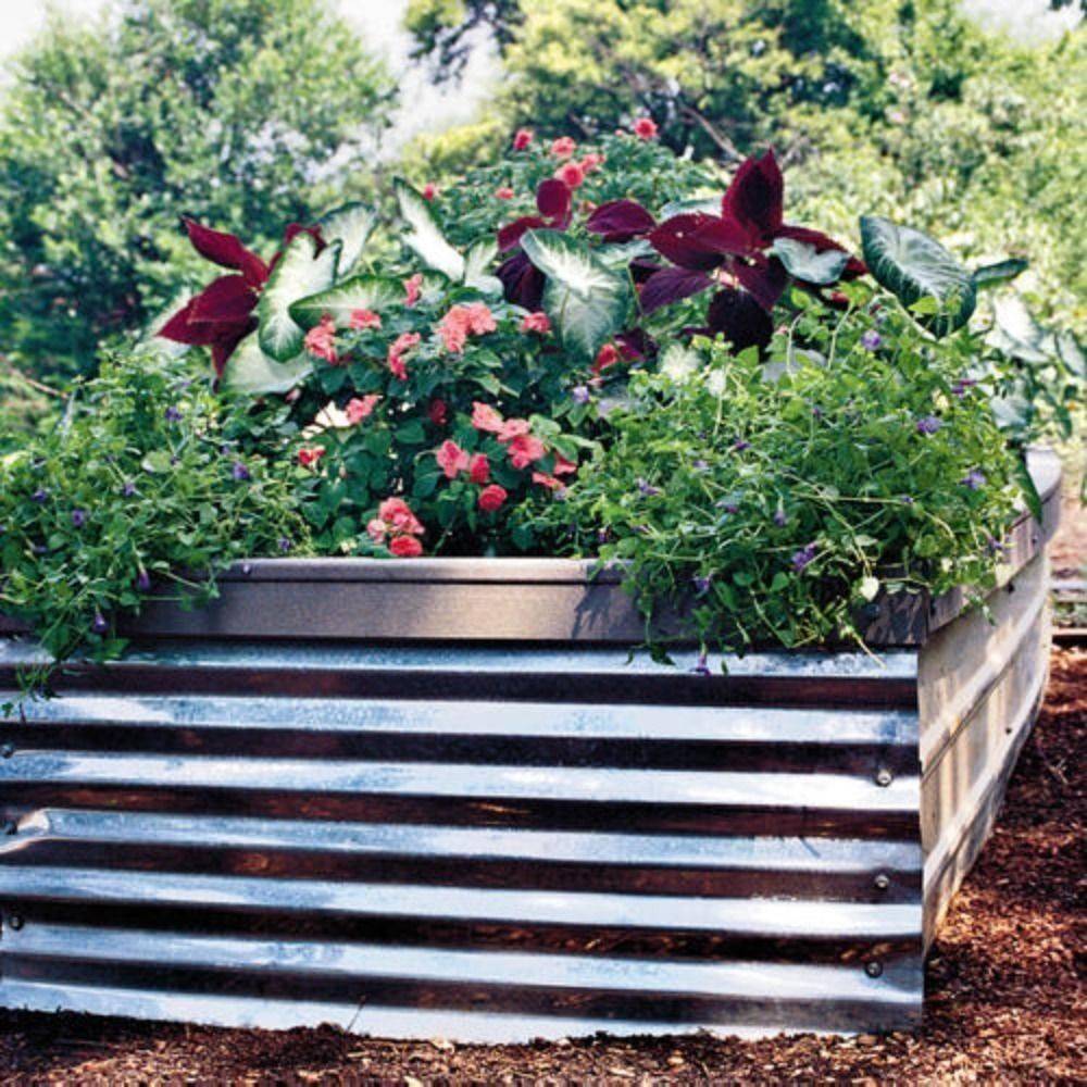 A Raised Metal Garden Bed Metal Garden Beds