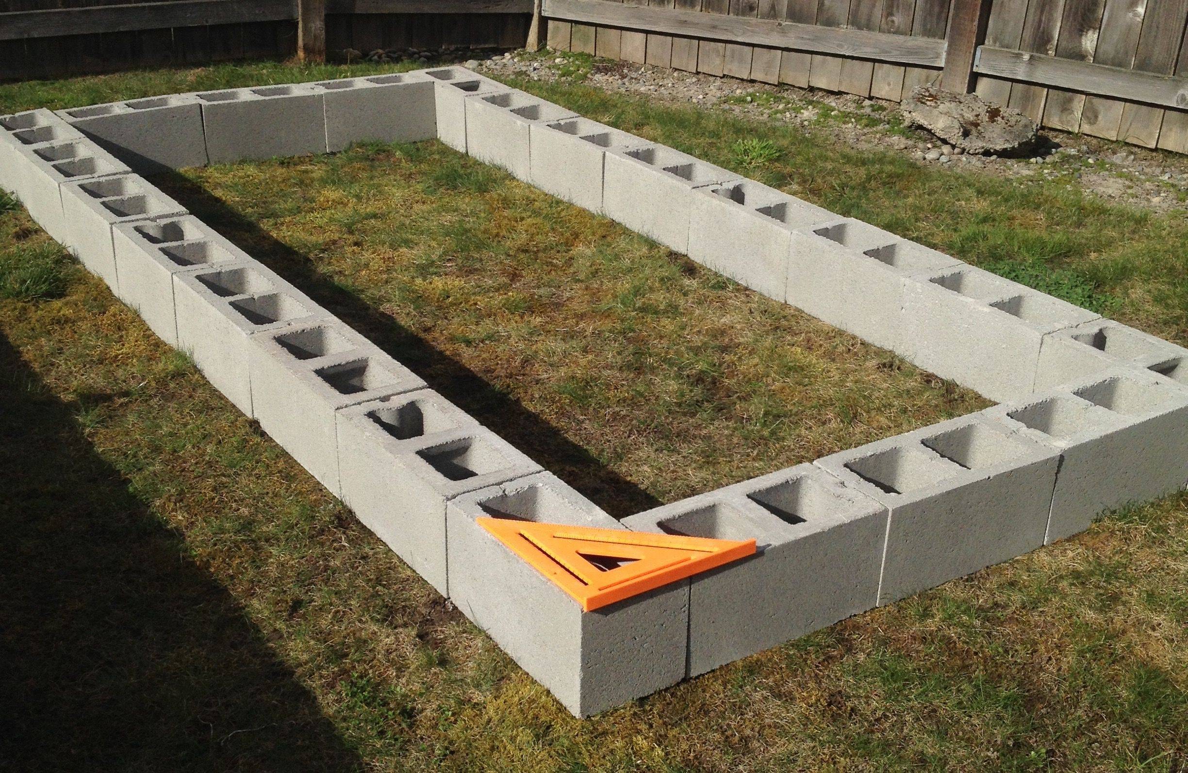 Diy Cinder Block Raised Garden Bed