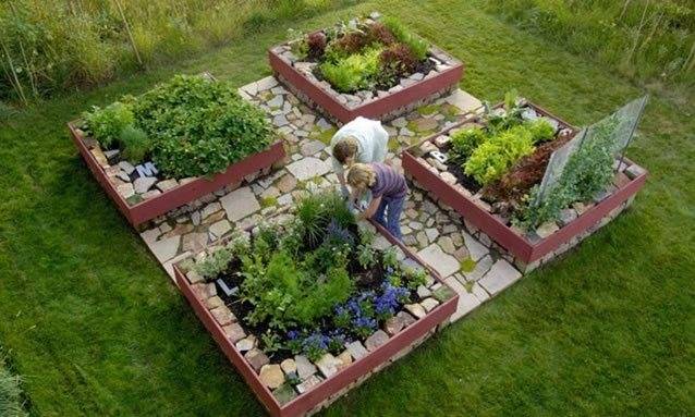 Family Food Garden Rooftop Garden