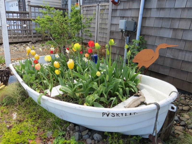 Angelrose Scenery Flower Boat