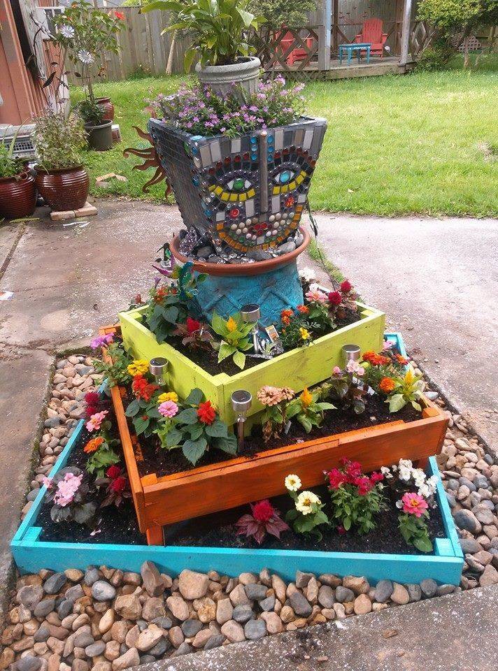 Best Garden Art Junk Decor Images