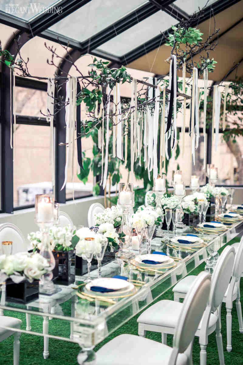 Whimsical Indoor Brooklyn Garden Wedding