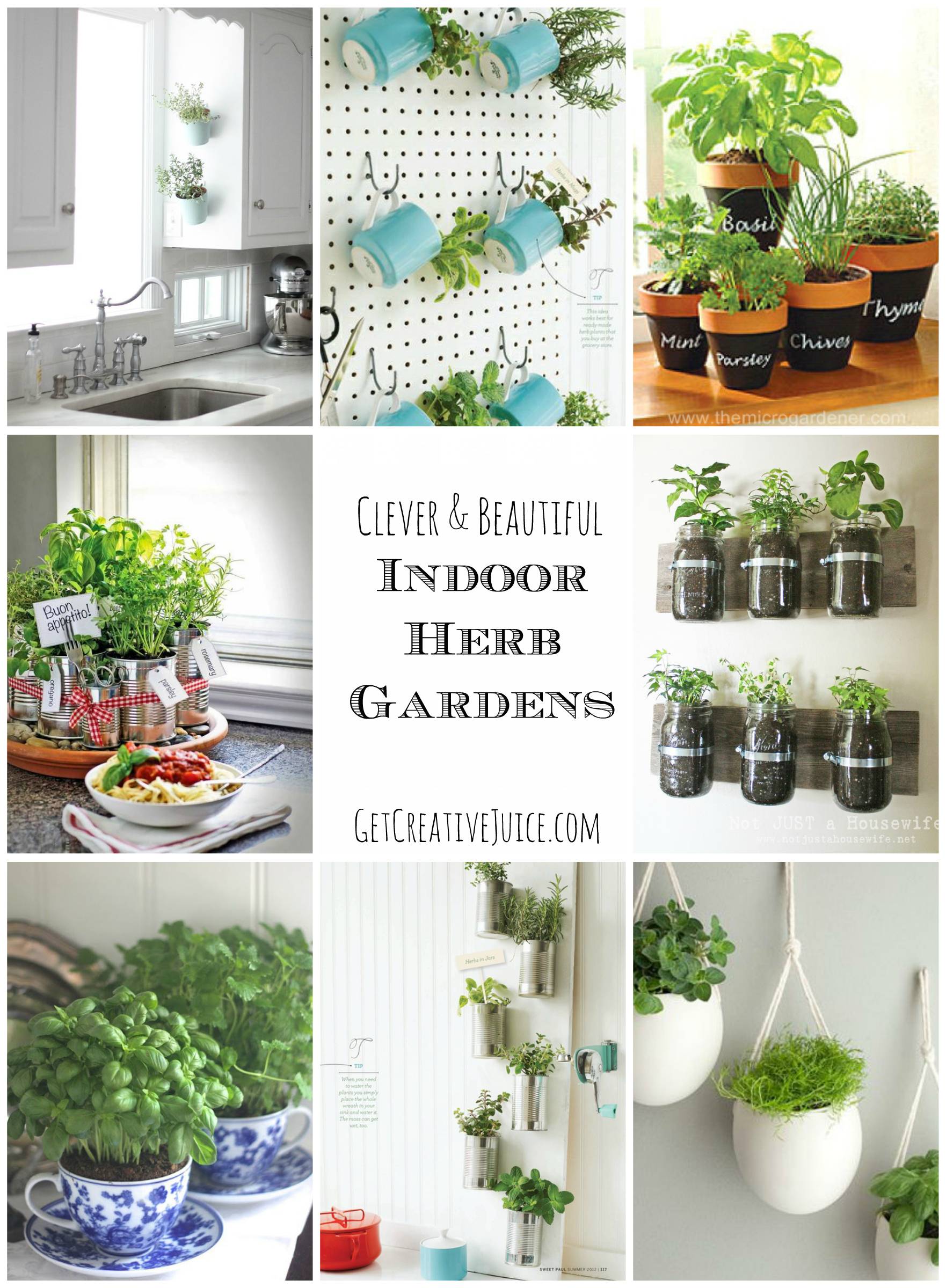 Creative And Easy Diy Indoor Herb Garden Ideas Interior Design