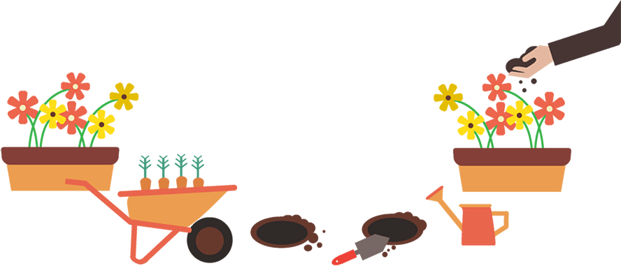 Gardening Clipart Cute