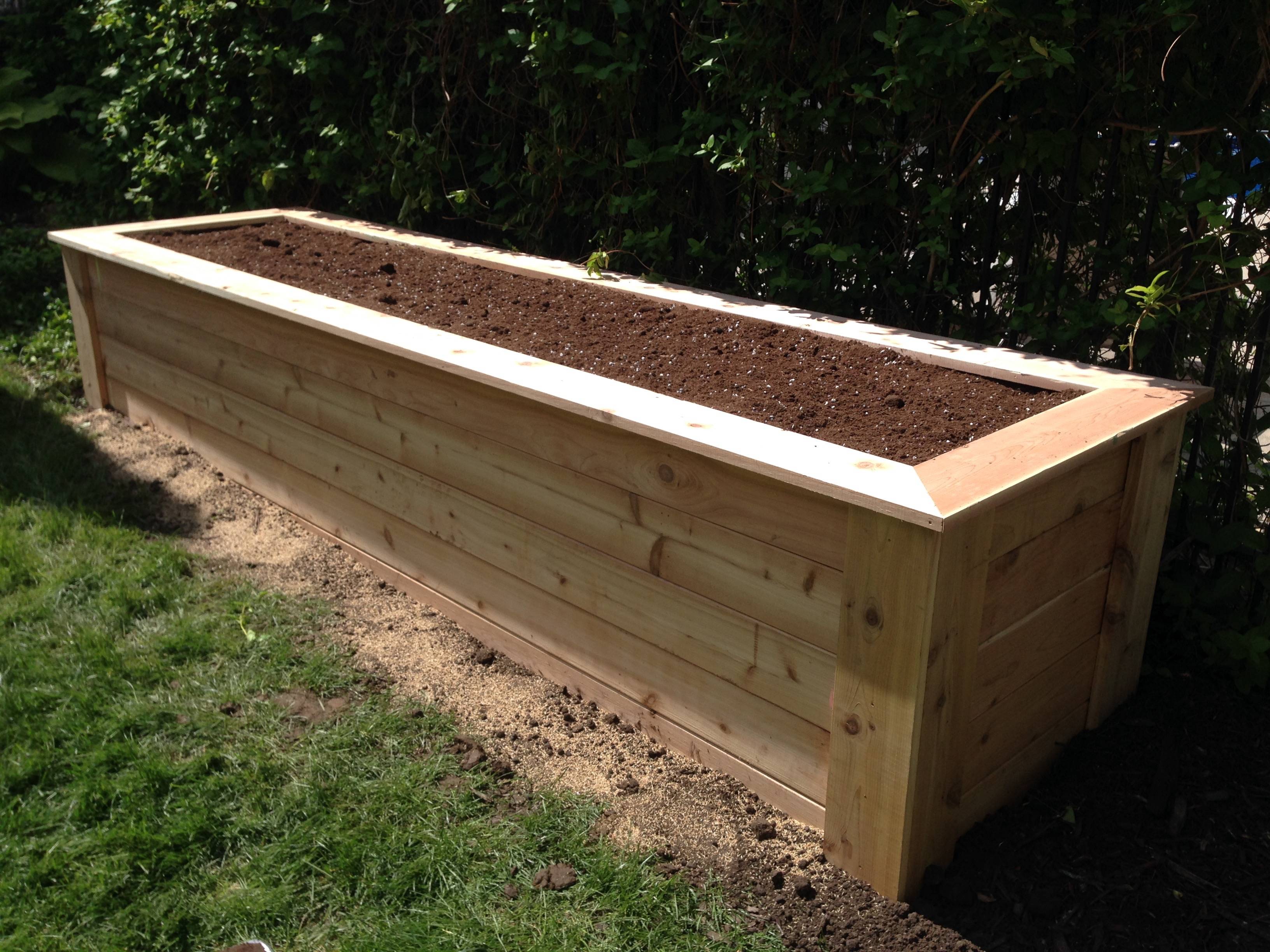 Diy Modern Raised Planter Box