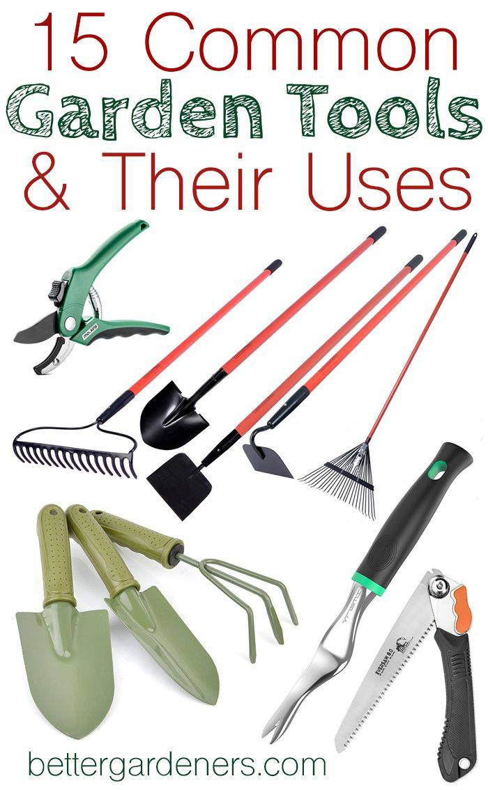 Simple Garden Tools List