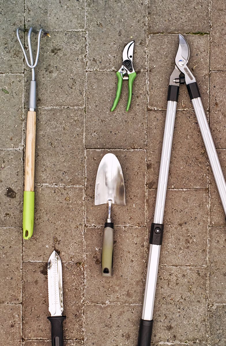A Rake Lawn Tool Storage