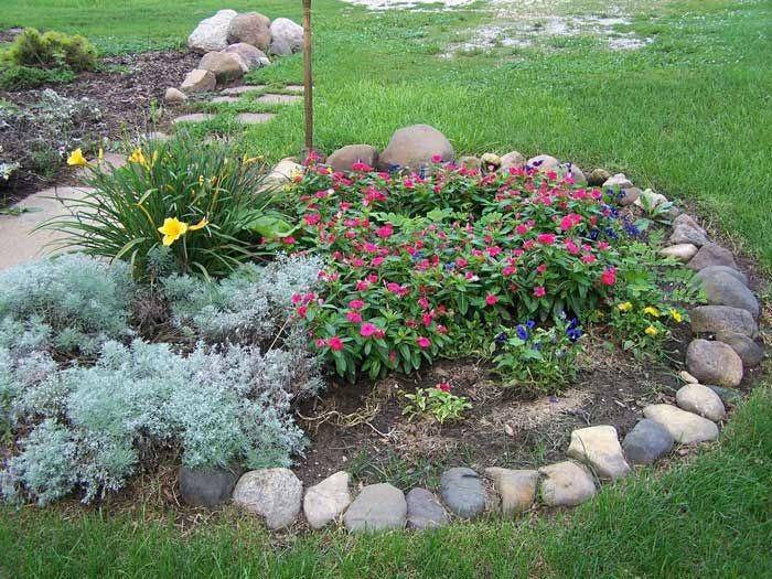 Beautiful Raised Flower Bed Stone Border Httpswwwonechitecture