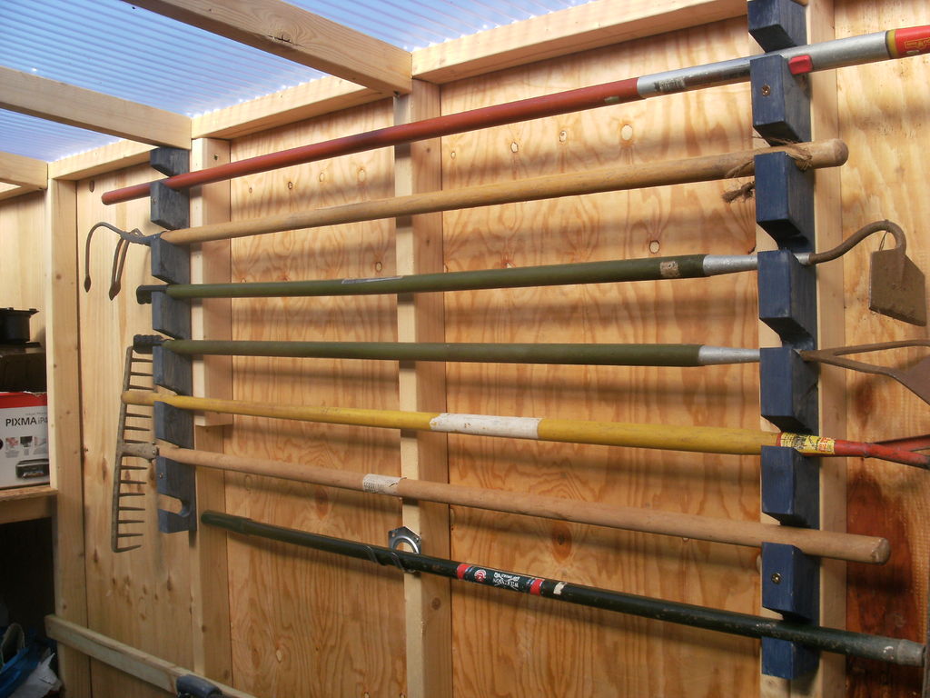 Diy Pvc Garden Tool Rack Instructions