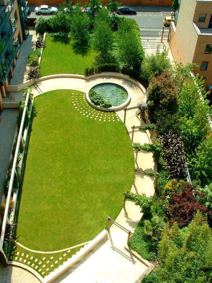 Triangular Gardens Urban Garden Design