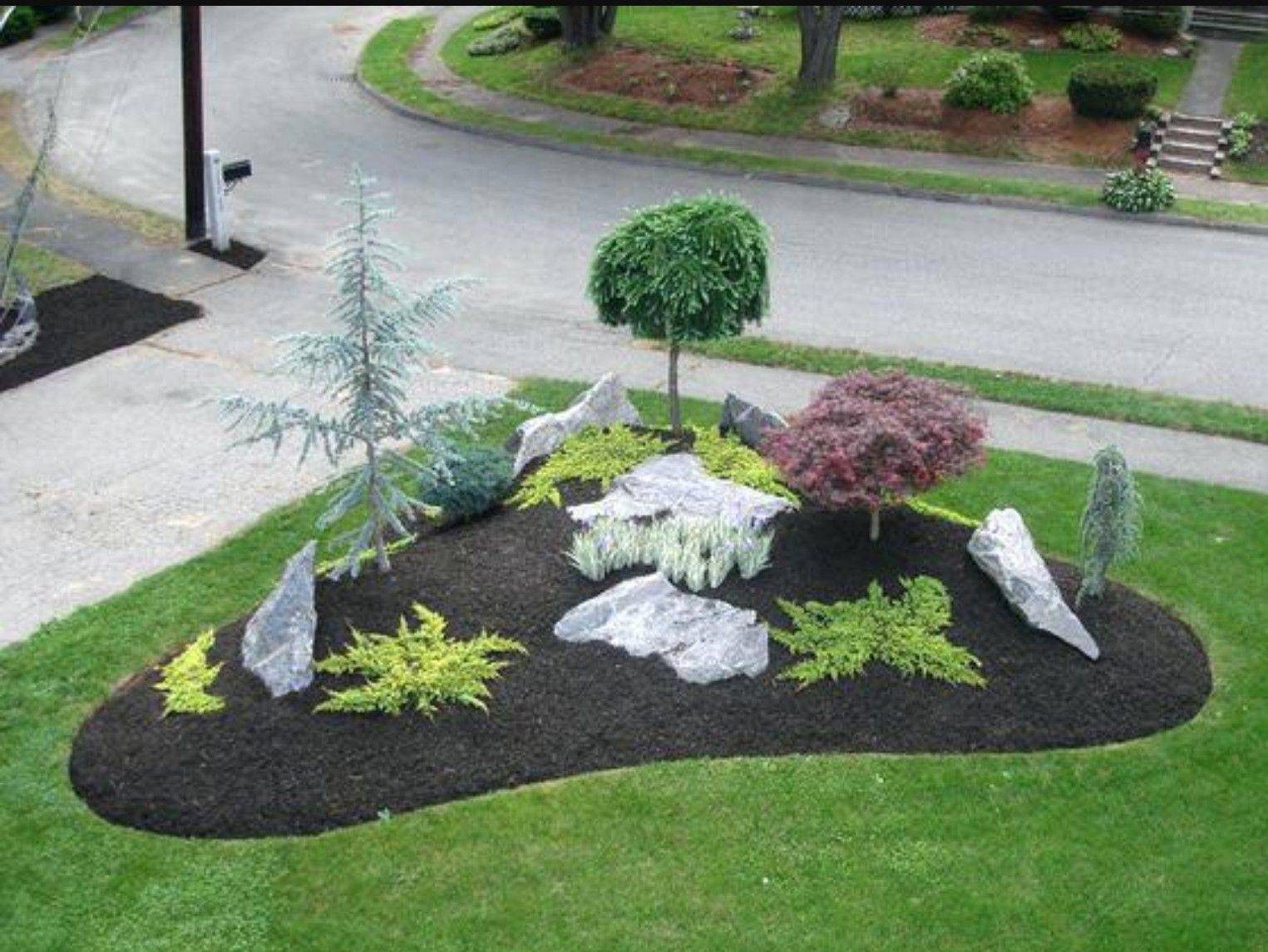 Small Triangular Garden Google Search Small Garden Design