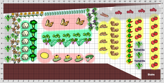 Square Foot Gardening Layout Ideas