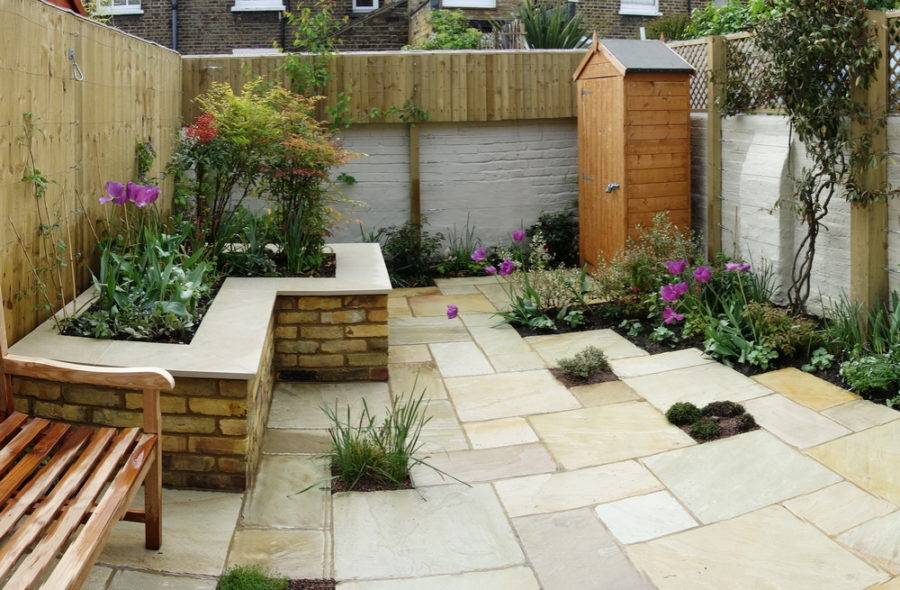 Beautiful Stone Paving Homify Modern Backyard Landscaping