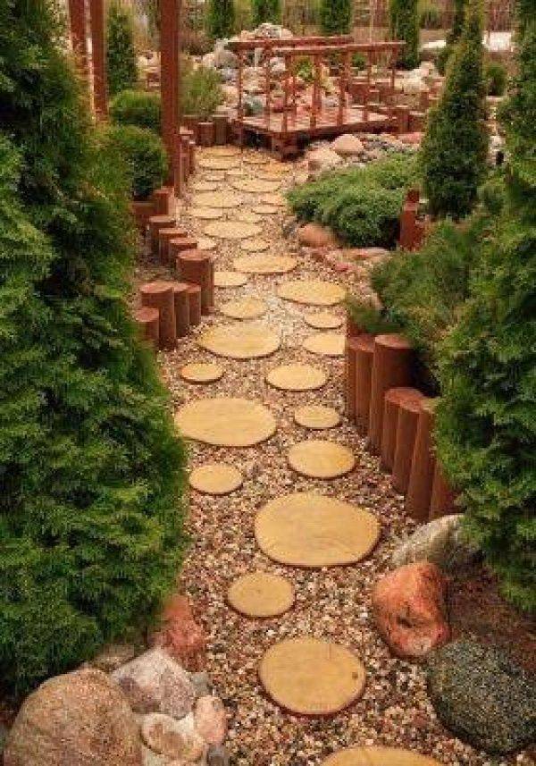Stunning Wood Garden Pathways Design Ideas Decor Renewal Garden