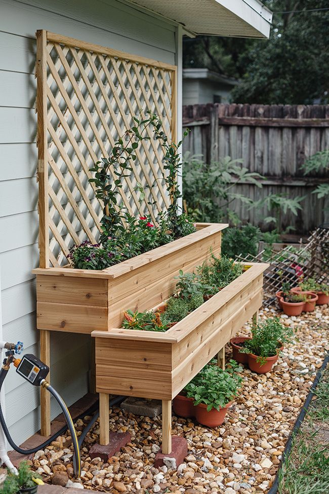 A Vertical Herb Garden