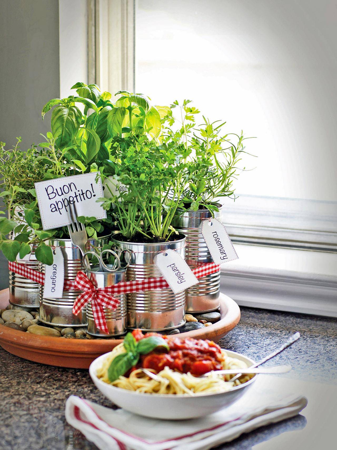 Kitchen Countertop Herb Garden