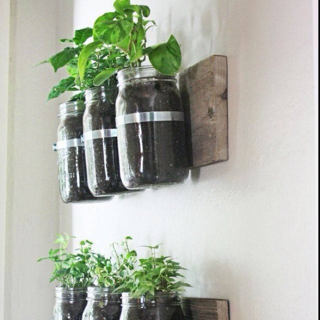 22 Mason Jar Indoor Herb Garden Ideas You Cannot Miss SharonSable