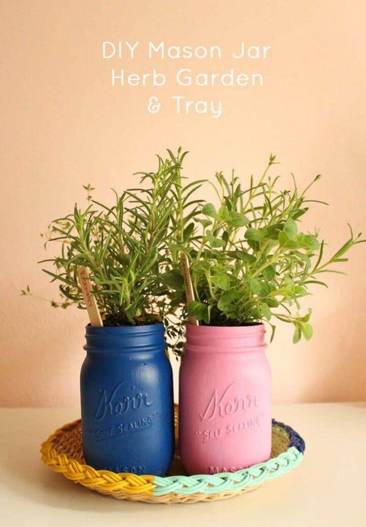 22 Mason Jar Indoor Herb Garden Ideas You Cannot Miss SharonSable
