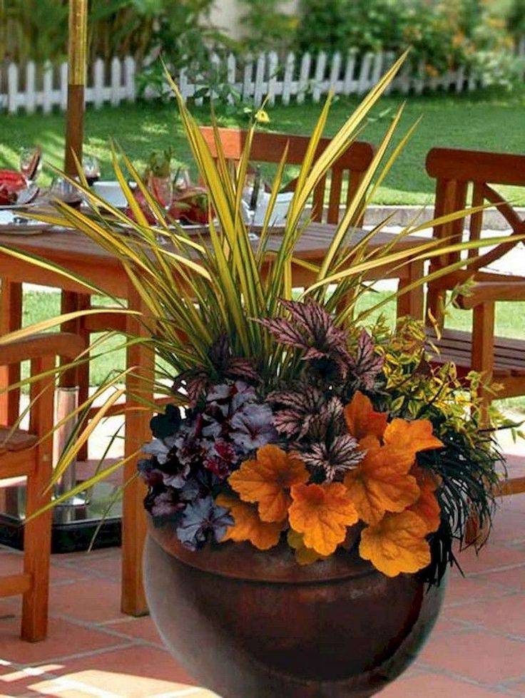 Fall Color Container Planting Idea