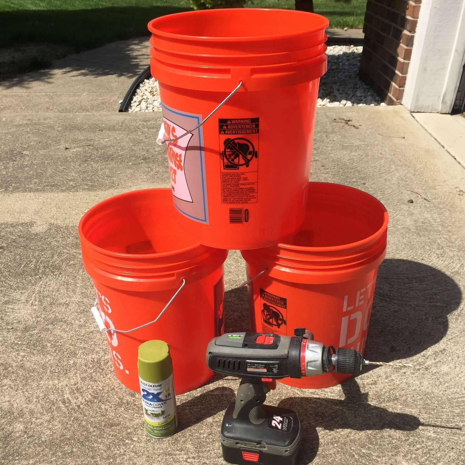 Gallon Bucket Gardening Stand Bucket Gardening Garden Stand