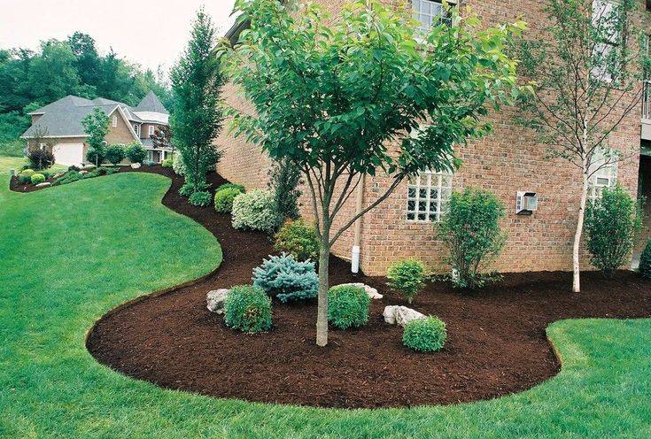 Exellent Garden Mulch Gardentinecom Landscape Design
