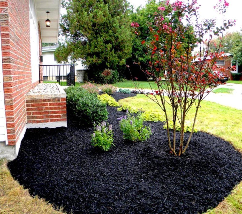 Amazing Mulch And Rocks Landscaping Ideas Backyard Landscaping