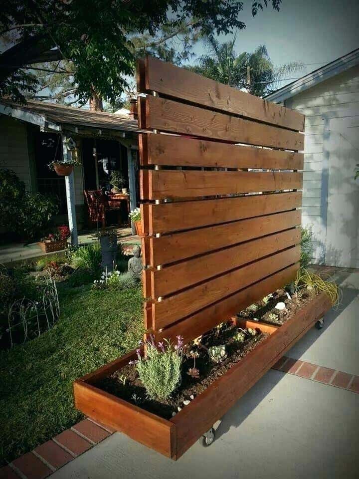 Louvered Garden Privacy Wall Backyard Privacy Screen