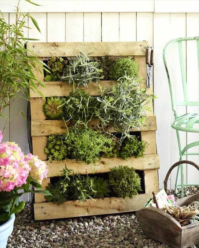 Recycled Wood Pallet Vertical Gardens Pallet Ideas Recycled