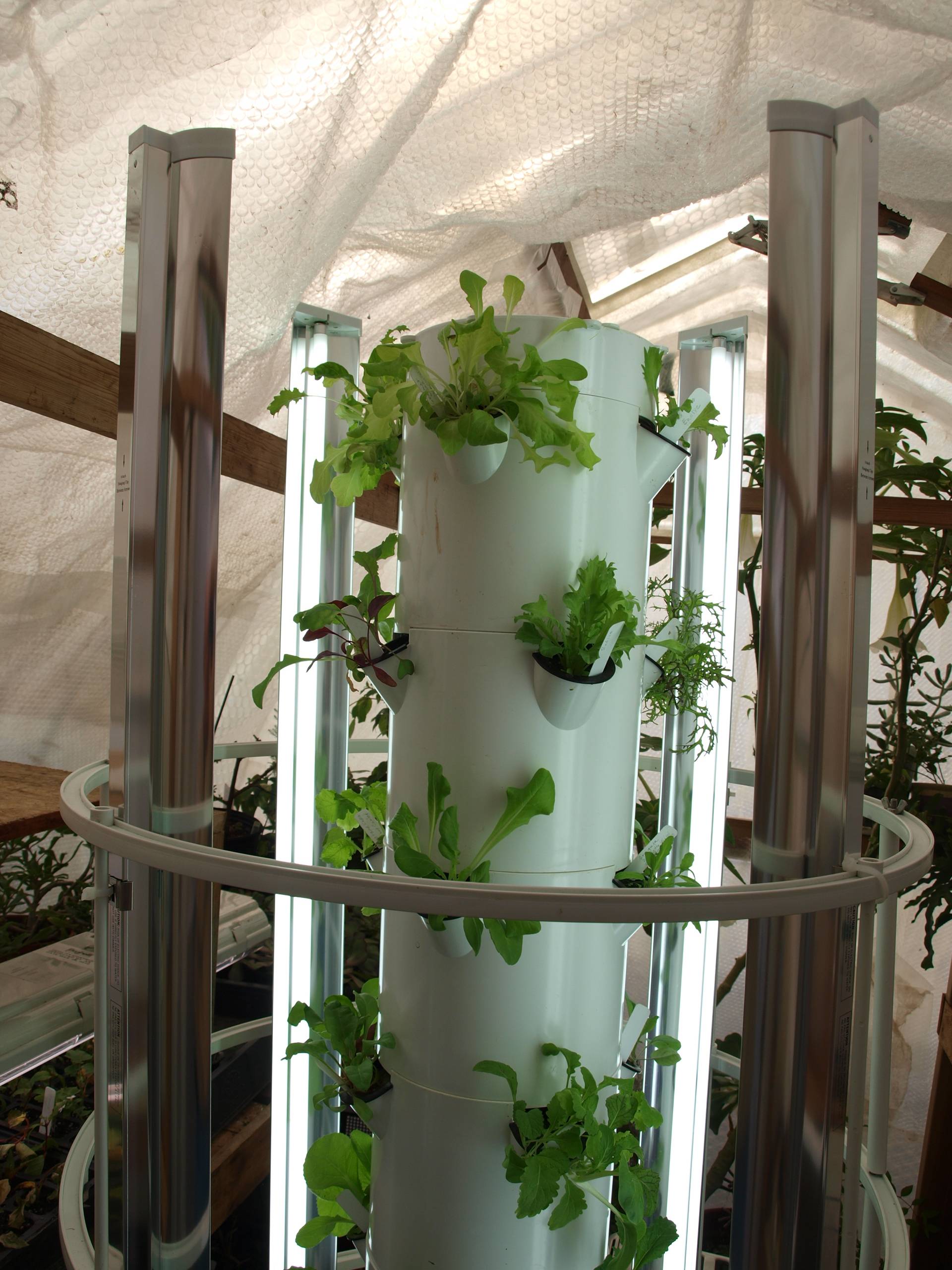 Tower Garden Indoor Lighting