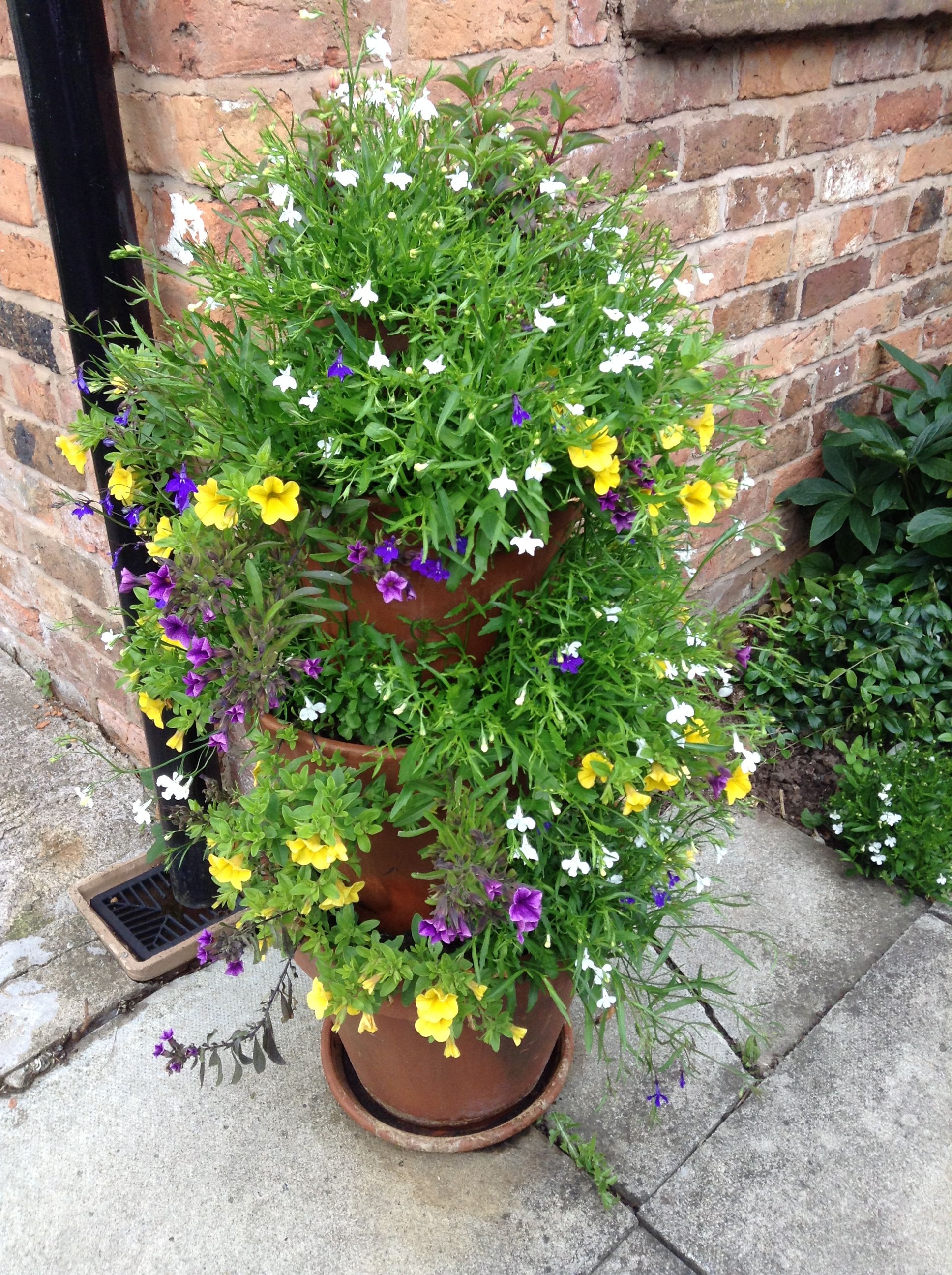 Beautiful Diy Flower Tower Ideas