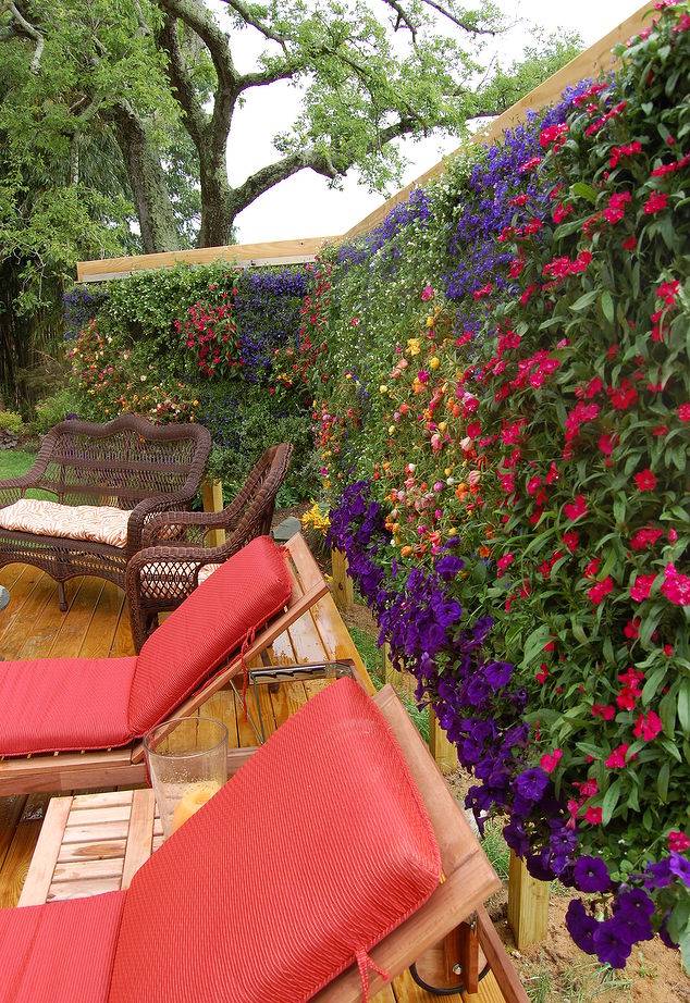 Large Pockets Hanging Flower Pot Polyester Wall