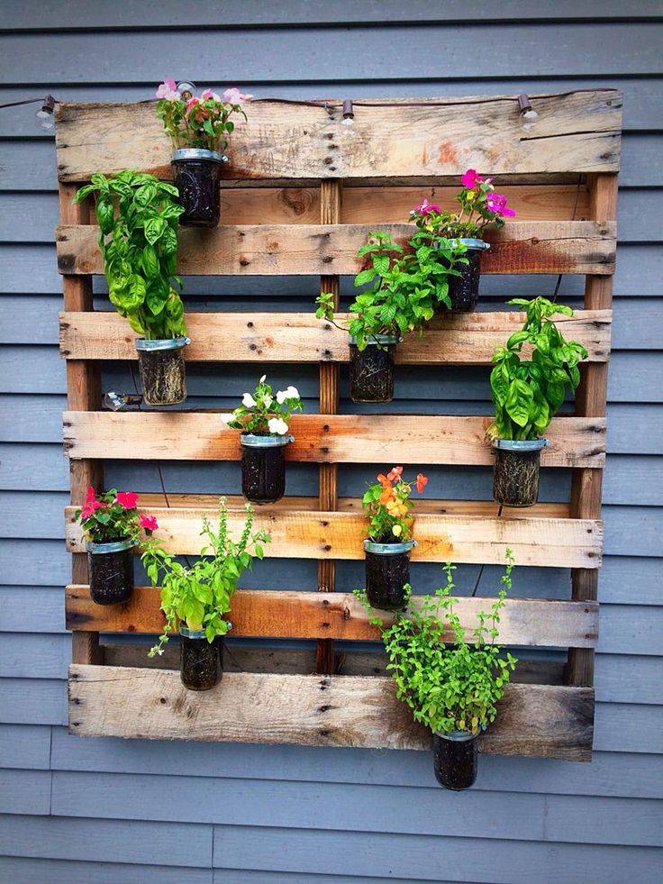 Flower Wall Stand Planter Pot Vertical Outdoor Porch